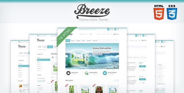 Breeze — HTML5 & CSS3 eCommerce Template