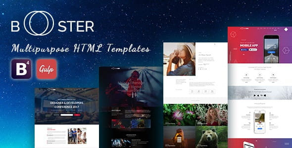 Booster- Bootstrap Business Templates