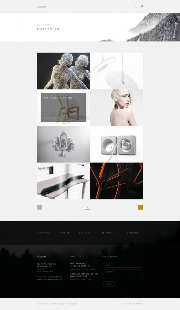 Milota — Modern Personal/Studio Portfolio and Blog