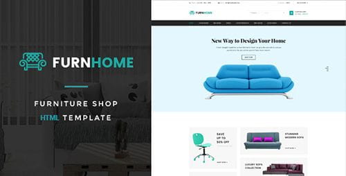 Furnhome - Furniture Shop eCommerce HTML Template