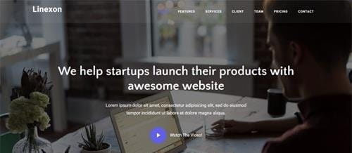 Linexon - Bootstrap 4 Landing Page Template