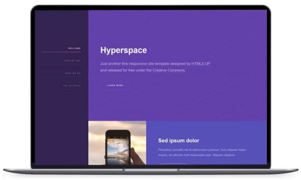 Hyperspace - Corporate Website Template