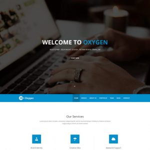 Oxygen – One Page HTML Template