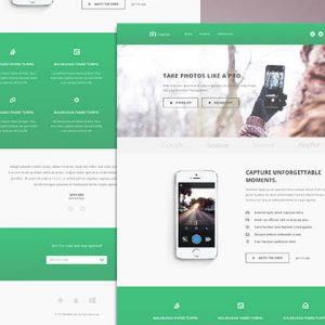 Capture – Bootstrap HTML template