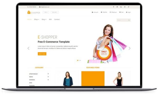 E-Shopper – Best Ecommerce HTML Template