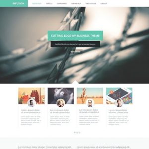 Infusion – One Page Business Portfolio Template
