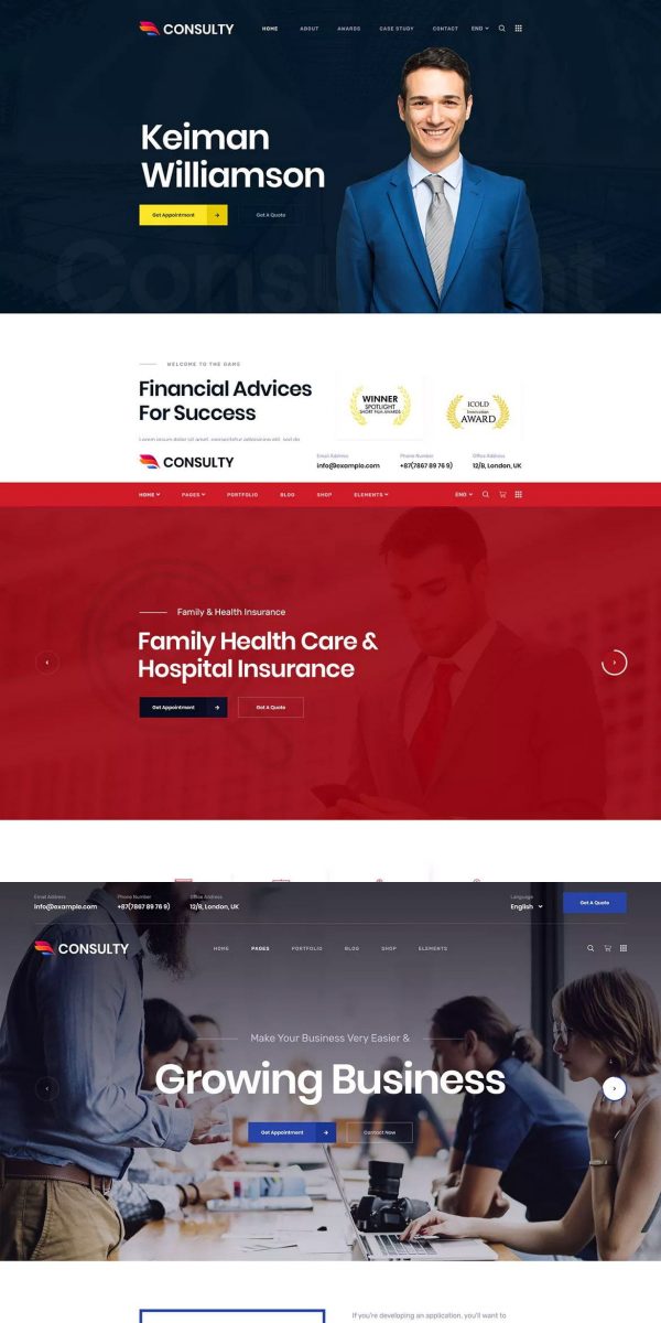 Consulty - Finance Consulting and Insurance HTML T