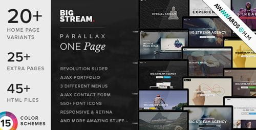 BigStream - One Page Multi-Purpose Template