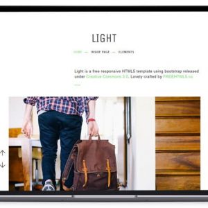 Light - Bootstrap Landing Page Template