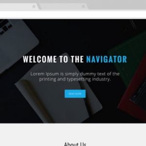 Navigator – One page Business Template