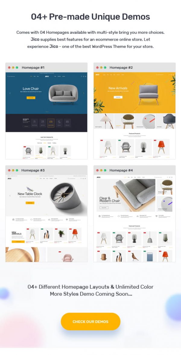 Jico - Furniture & Decor for WooCommerce Wordpress
