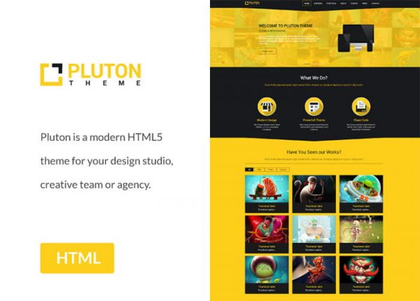 Pluton – Single Page Bootstrap Template