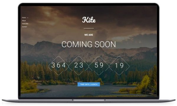 Kite - Responsive Coming Soon HTML5 Template