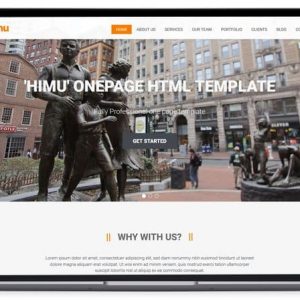 Himu - Responsive Bootstrap Template