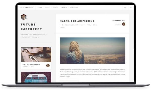 Future-imperfect - Blog Website Templates