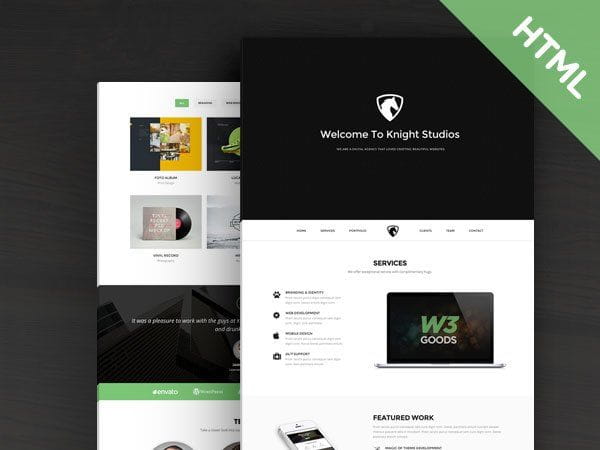 Knight – Bootstrap Landing Page Template