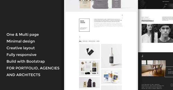 Brueli - Minimal Portfolio / Agency / Architect