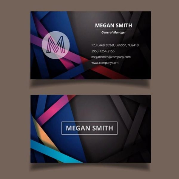 Abstract Business Card Template (Turbo Premium Space)