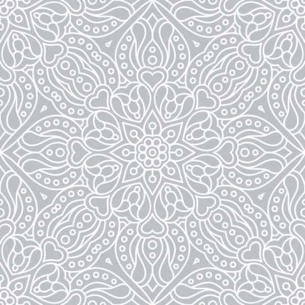 Abstract Ethnic Floral Seamless Pattern