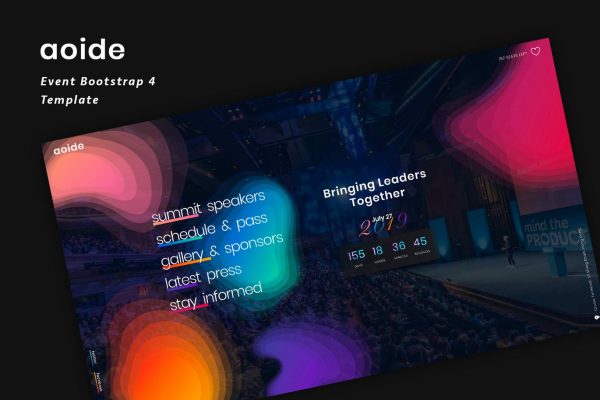 Aoide - Event Bootstrap 4 Template
