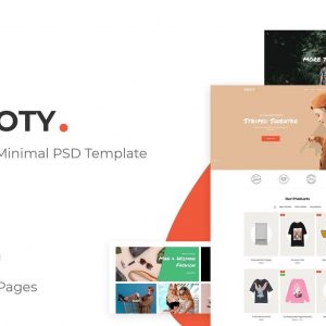Aroty - Clean, Minimal Shop PSD Template