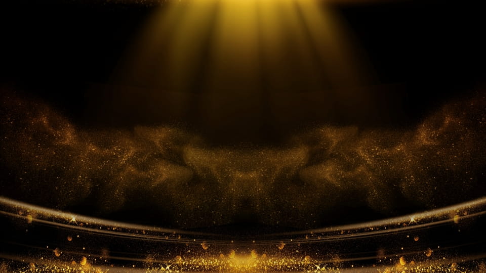 Award Ceremony Black Gold Style Background Material 