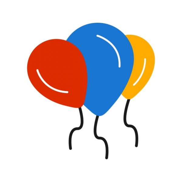 Baloons Icon Creative Design Template