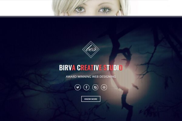 Birva - Bootstrap Parallax One Page Template