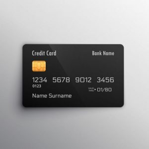 Black credit card