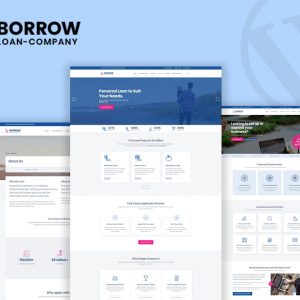 Borrow - Loan Company Responsive WordPress Theme