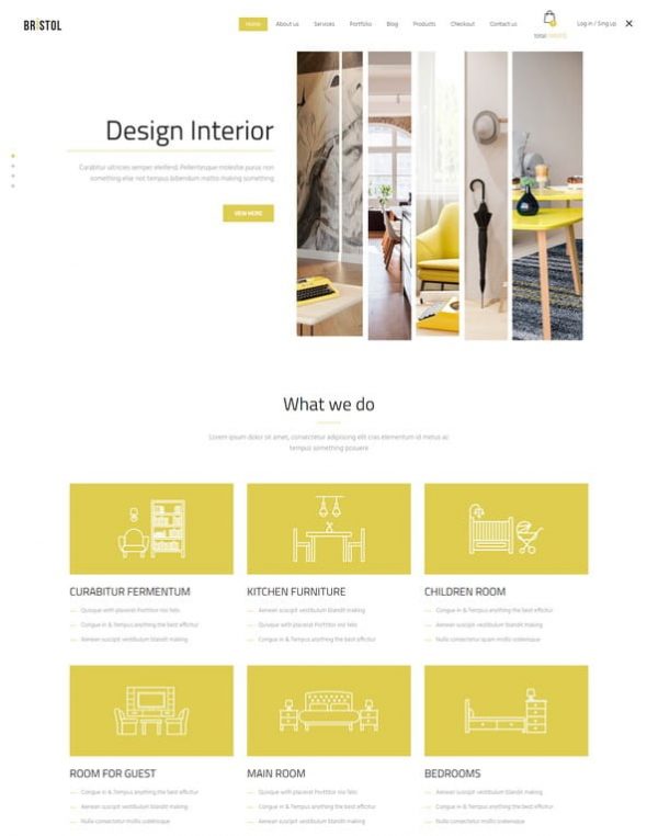 Bristol - Decor, Furniture eCommerce HTML Template