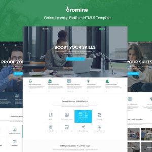 Bromine - Online Learning Platform HTML5 Template