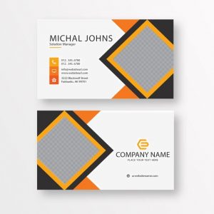 Business Card With Details