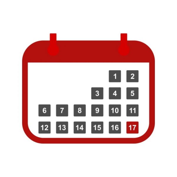 Calendar Icon Creative Design Template