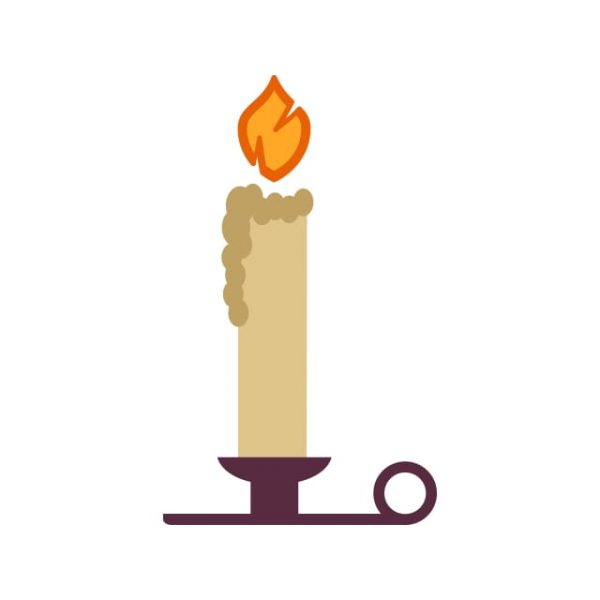 Candles Icon Creative Design Template