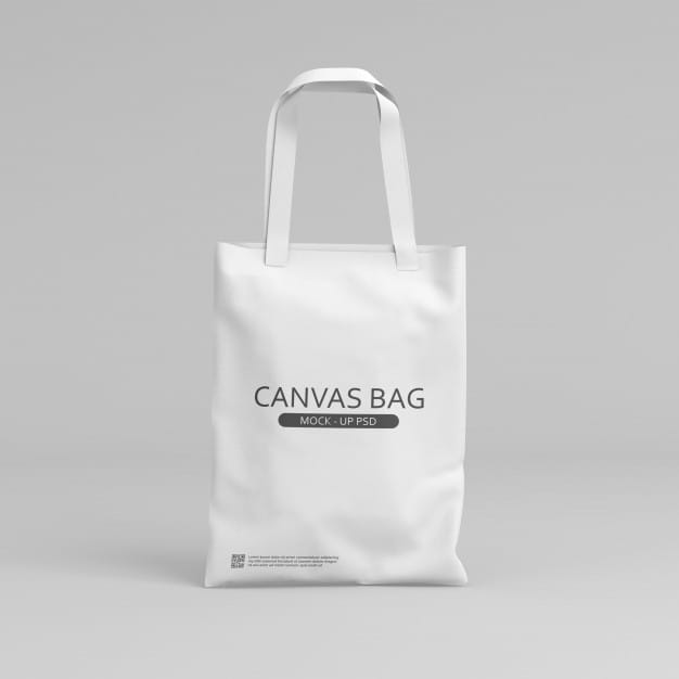 Canvas bag mockup - templates.expert