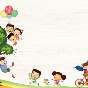 Cartoon Cute Childrens Day Holiday Background Design