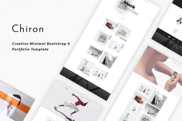 Chiron - Creative Minimal Bootstrap 4 Portfolio Template