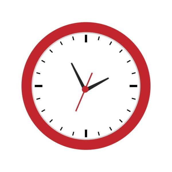 Clock Icon Creative Design Template