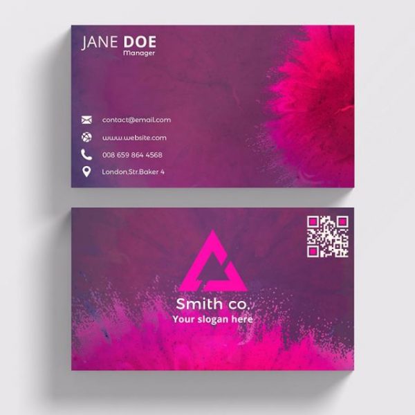 Color Abstract Business Card