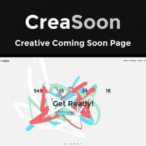 CreaSoon - Creative Coming Soon Template