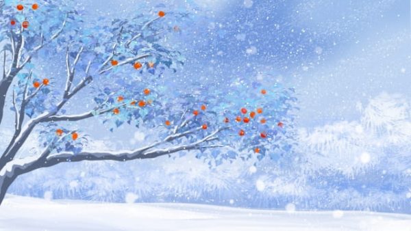 Dream Snow Scene Winter Winter Illustration