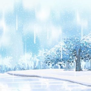 Dream Winter Landscape Snow Scene Illustration