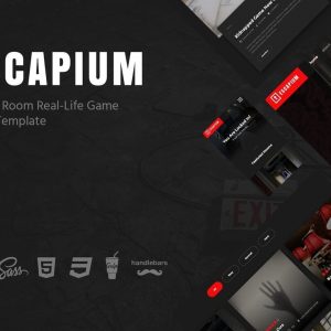 Escapium - Escape Room Game HTML Template