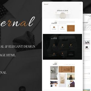 Eternal - Personal Elegant HTML Blog Template