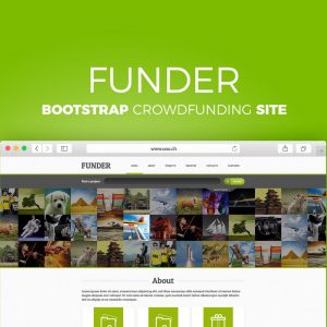 FUNDER - Bootstrap Crowdfunding Site