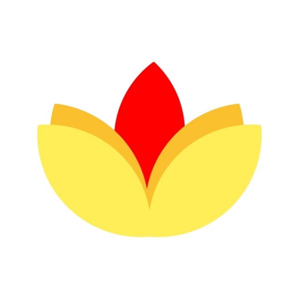 Flower Diwali Icon Creative Design Template