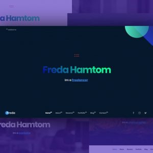 Freda Personal Resume / Portfolio / HTML Templete