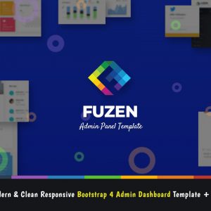 Fuzen - Bootstrap 4 Admin Template + UI Kit