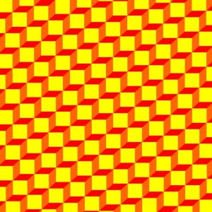 Geometric Pattern Yellow Box For Background